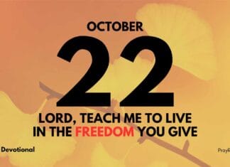 Essence of Freedom – Daily Devotional for October 22 Essence of Freedom daily Devotional for October 22