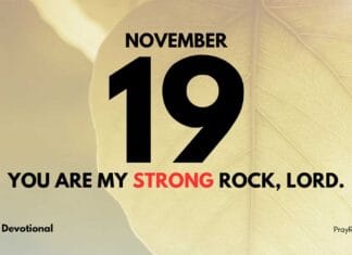 Living by Faith – Daily Devotional for November 19 Living by Faith – Daily Devotional for November 19
