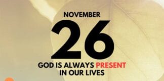 Releasing Our Burdens – Daily Devotional for November 26 Releasing Our Burdens – Daily Devotional for November 26
