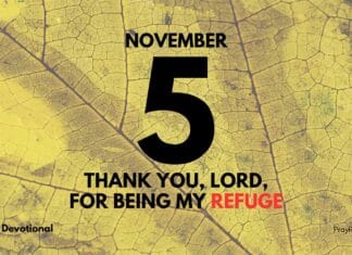 Find Refuge in God – Daily Devotional for November 5 Find Refuge in God daily Devotional for November 5