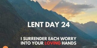 Lenten Devotional – Day 24: Surrender Worries to God Lenten Devotional - Day 24: Surrender Worries to God
