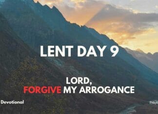 Lenten Devotional – Day 9: The Sin of Pride Lenten Devotional day 9: The Sin of Pride
