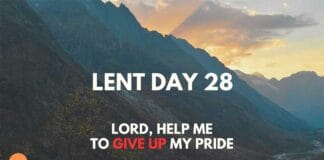 Lenten Devotional – Day 28: Give Up Your Pride Lenten Devotional - Day 28: Give Up Your Pride