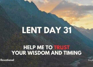 Lenten Devotional – Day 31: Control Less Lenten Devotional - Day 31: Control Less