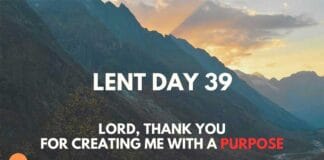 Lenten Devotional – Day 39: Live with Purpose in Christ Lenten Devotional - Day 39: Live with Purpose in Christ