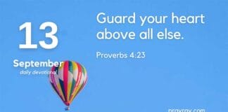 The Fruit of the Heart – Daily Devotional for September 13 Fruit of the Heart Daily Devotional for September 13