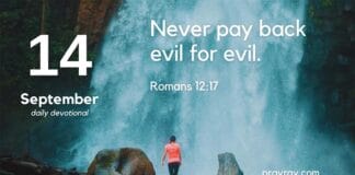 The Freedom of Forgiveness – Daily Devotional for September 14 Freedom of Forgiveness Daily Devotional for September 14