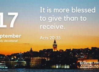 The Joy of Out-reach – Daily Devotional for September 17 The Joy of Out-reach daily Devotional for September 17