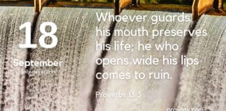 The Power of Your Words – Daily Devotional for September 18 Power of Your Words daily Devotional for September 18