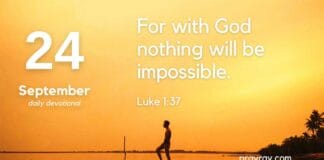 The Secret to Contentment – Daily Devotional for September 24 Secret to Contentment daily Devotional for September 24