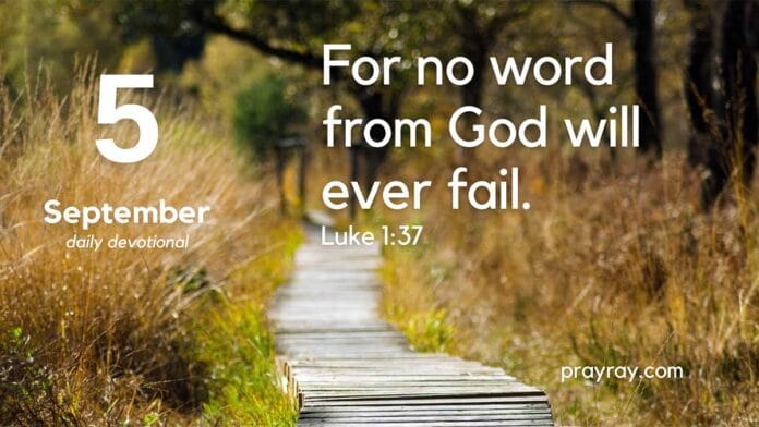 Respond With Faith – Daily Devotional for September 5 Respond With Faith Daily Devotional for September 5