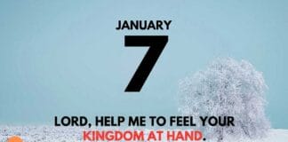 The Kingdom at Hand – Daily Devotional for January 7 Kingdom at Hand Daily Devotional for January 7