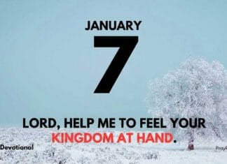 The Kingdom at Hand – Daily Devotional for January 7 Kingdom at Hand Daily Devotional for January 7