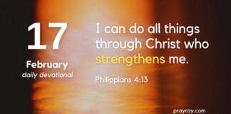 Empowered Will – Daily Devotional for February 17 Empowered Will daily Devotional for February 17
