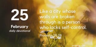 Owning Your Feelings – Daily Devotional for February 25 Owning Your Feelings daily Devotional for February 25