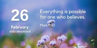 Attached Faith – Daily Devotional for February 26 Attached Faith Daily Devotional for February 26