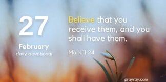 Faith as the Connection – Daily Devotional for February 27 Faith as the Connection daily Devotional for February 27