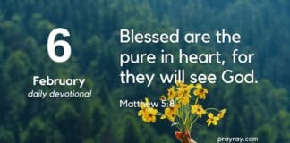 Pure Motives – Daily Devotional for February 6 Pure Motives daily Devotional for February 6