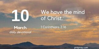 Converted Thinking – Daily Devotional for March 10 Converted Thinking daily Devotional for March 10