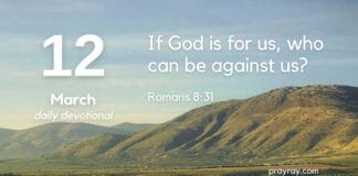 The Stronger Man – Daily Devotional for March 12 Stronger Man daily Devotional for March 12