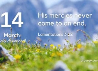 The Power of a New Beginning – Daily Devotional for March 14 Power of a New Beginning daily Devotional for March 14