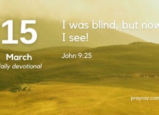 Seeing the Light – Daily Devotional for March 15 Seeing the Light daily Devotional for March 15