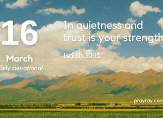 Beyond the Blur – Daily Devotional for March 16 Beyond the Blur daily Devotional for March 16