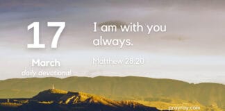 The Attitude of Faith – Daily Devotional for March 17 Attitude of Faith daily Devotional for March 17