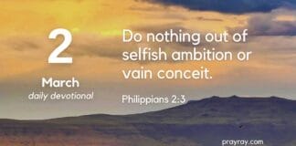 Humility in Action – Daily Devotional for March 2 Humility in Action daily Devotional for March 2