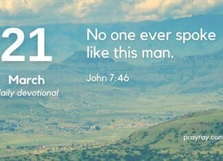 Words Like No Other – Daily Devotional for March 21 Words Like No Other Daily Devotional for March 21