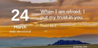 Faith with Shaking Knees – Daily Devotional for March 24 Faith with Shaking Knees daily Devotional for March 24