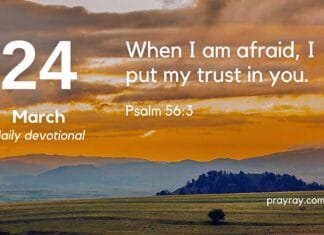 Faith with Shaking Knees – Daily Devotional for March 24 Faith with Shaking Knees daily Devotional for March 24