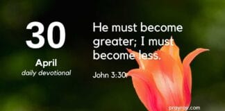 Be a Messenger – Daily Devotional for April 30 Be a Messenger - Daily Devotional for April 30