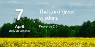 Wisdom Before the Rush – Daily Devotional for April 7 Wisdom Before the Rush - Daily Devotional for April 7