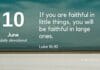 The Weight of Our Example – Daily Devotional for June 10 The Weight of Our Example Daily Devotional for June 10
