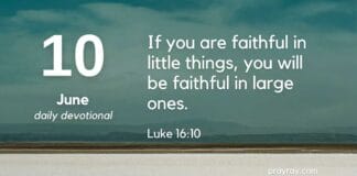The Weight of Our Example – Daily Devotional for June 10 The Weight of Our Example Daily Devotional for June 10