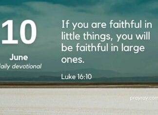 The Weight of Our Example – Daily Devotional for June 10 The Weight of Our Example Daily Devotional for June 10