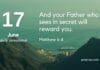The Beauty of the Unseen – Daily Devotional for June 17 Beauty of the Unseen Daily Devotional for June 17