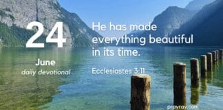 Stepping into Kairos – Daily Devotional for June 24 Stepping into Kairos Daily Devotional for June 24