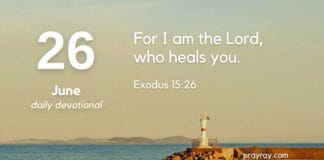 The Certainty of His Will – Daily Devotional for June 26 The Certainty of His Will Daily Devotional for June 26
