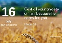 The Burden of Playing God – Daily Devotional for July 16 The Burden of Playing God daily devotional for July 16