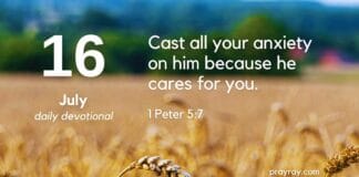 The Burden of Playing God – Daily Devotional for July 16 The Burden of Playing God daily devotional for July 16