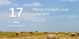Mercy Over Sacrifice – Daily Devotional for July 17 Mercy Over Sacrifice Daily Devotional for July 17