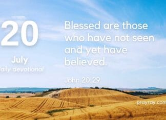 Beyond the Need for Spectacle – Daily Devotional for July 20 Beyond the Need for Spectacle daily Devotional for July 20