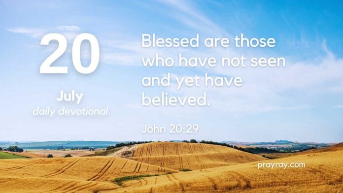 Beyond the Need for Spectacle – Daily Devotional for July 20 Beyond the Need for Spectacle daily Devotional for July 20