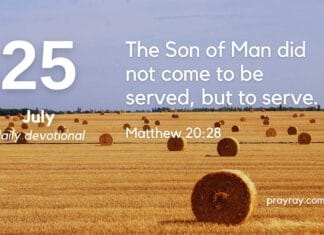 The Path of Service – Daily Devotional for July 25 The Path of Service – Daily Devotional for July 25