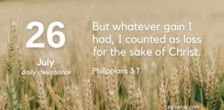 The Joy of the Great Exchange – Daily Devotional for July 26 The Joy of the Great Exchange daily Devotional for July 26