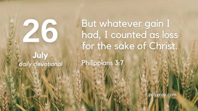 The Joy of the Great Exchange – Daily Devotional for July 26 The Joy of the Great Exchange daily Devotional for July 26