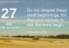 The Power of the Small – Daily Devotional for July 27 The Power of the Small – Daily Devotional for July 27