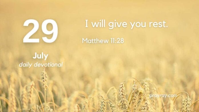 Spiritual Exhaustion – Daily Devotional for July 29 Spiritual Exhaustion – Daily Devotional for July 29